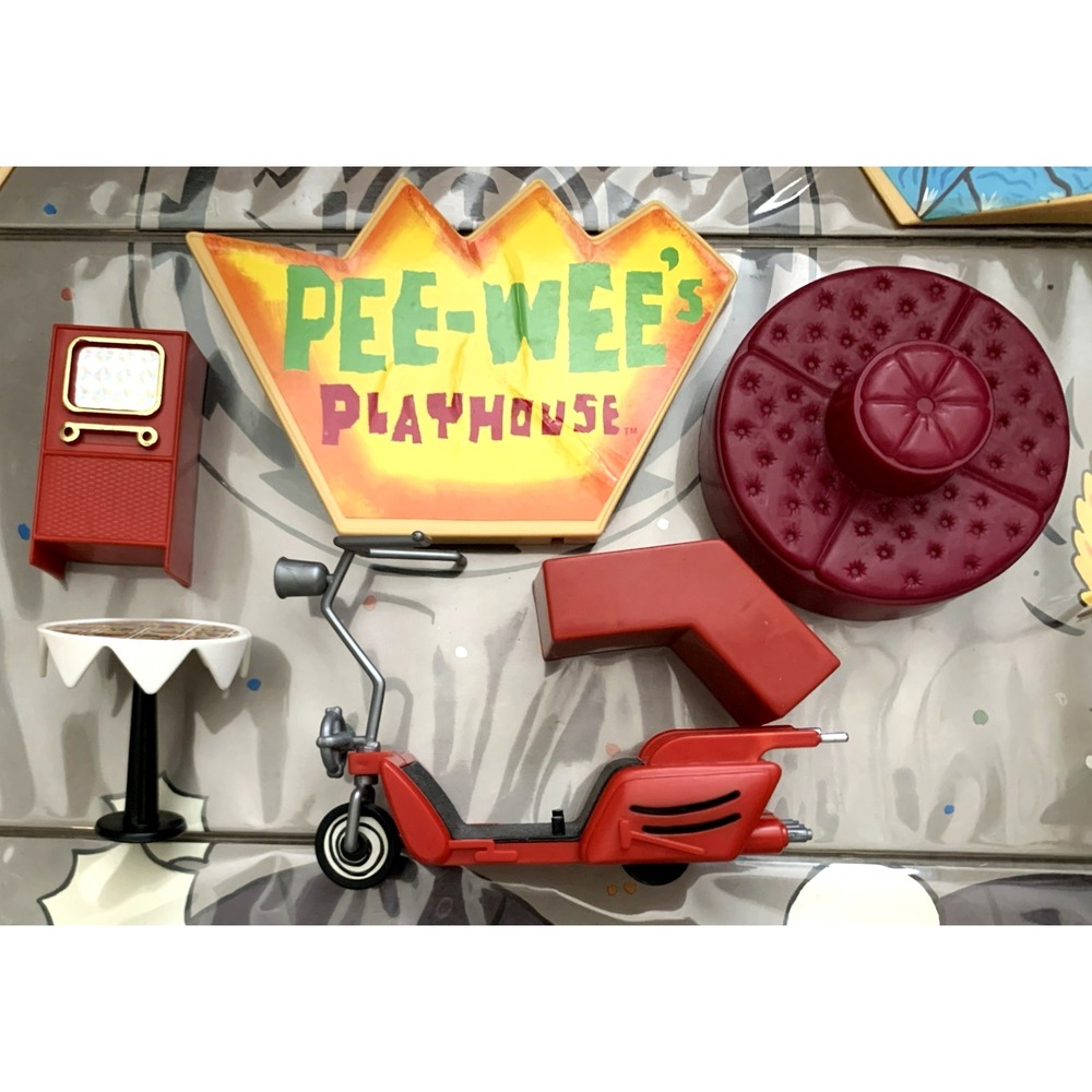 1988 Matchbox Pee-Wee's Playhouse Fold & Carry w/ Box VG Complete Condition READ - Picture 7 of 16